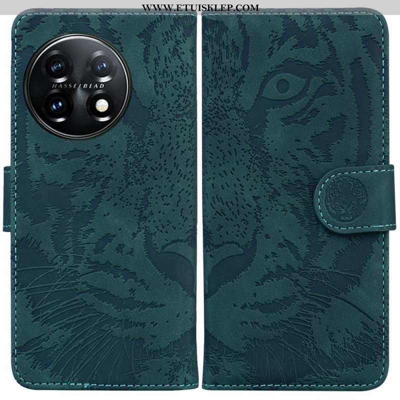 Etui Folio do OnePlus 11 5G Ślad Tygrysa